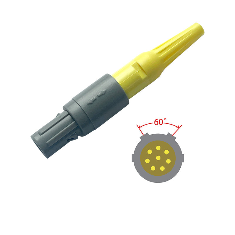 LEMO-compatible 8-pin connector cable