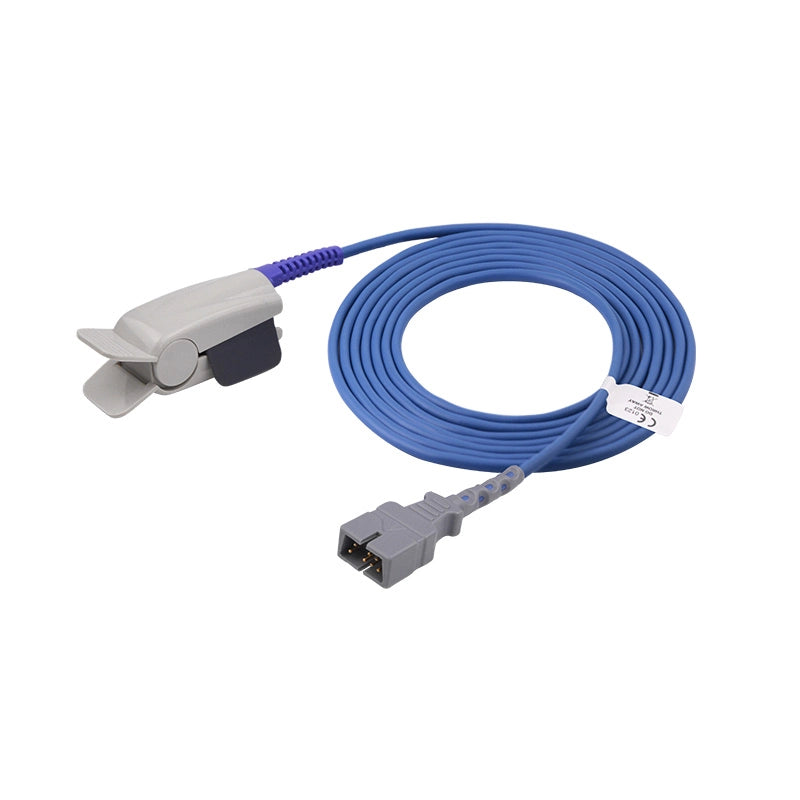 Capteur réutilisable adulte pince-doigt SpO2, compatible Nellcor